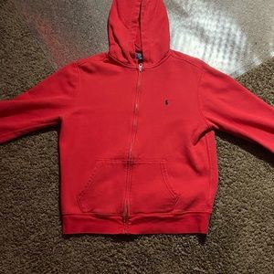 RED POLO JACKET